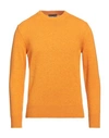 +39 Masq Man Sweater Orange Size 36 Wool