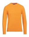 +39 Masq Man Sweater Orange Size 44 Wool
