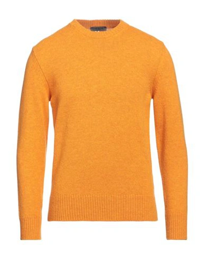 +39 Masq Man Sweater Orange Size 36 Wool