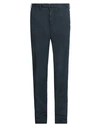 Santaniello Man Pants Midnight Blue Size 44 Cotton, Elastane