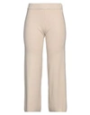 KATE KATE WOMAN PANTS BEIGE SIZE S VISCOSE, POLYESTER, POLYAMIDE