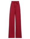 Gattinoni Woman Pants Red Size 4 Viscose, Polyamide, Elastane