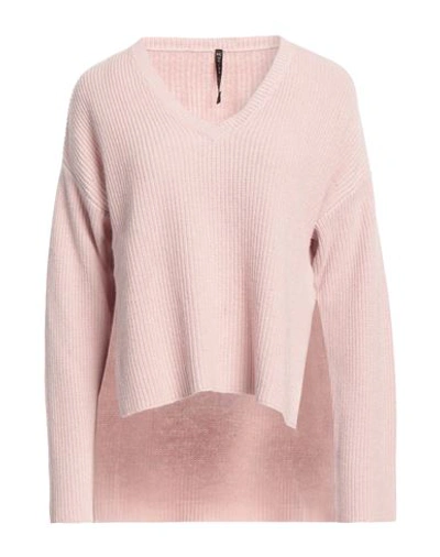 Manila Grace Woman Sweater Light Pink Size S Polyamide, Wool, Viscose, Cashmere