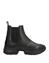 181 Woman Ankle Boots Black Size 11 Soft Leather In Black