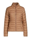 ONLY ONLY WOMAN PUFFER BROWN SIZE L NYLON