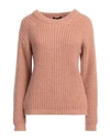 Bellwood Woman Sweater Pastel Pink Size M Mohair Wool, Acrylic, Polyamide, Polyester