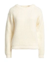 Bellwood Woman Sweater Off White Size S Mohair Wool, Acrylic, Polyamide, Polyester