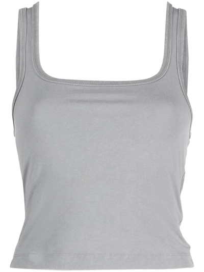 ENTIRE STUDIOS SQUARE-NECK CROPPED TOP