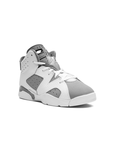 Jordan Kids' Air  6 "cool Grey" Trainers In White