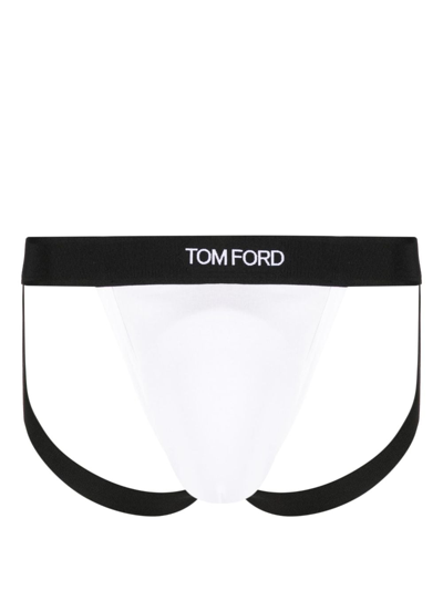 TOM FORD LOGO-WAISTBAND BRIEFS