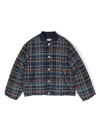 THERE WAS ONE TARTAN-PRINT PADDED BOMBER JACKET