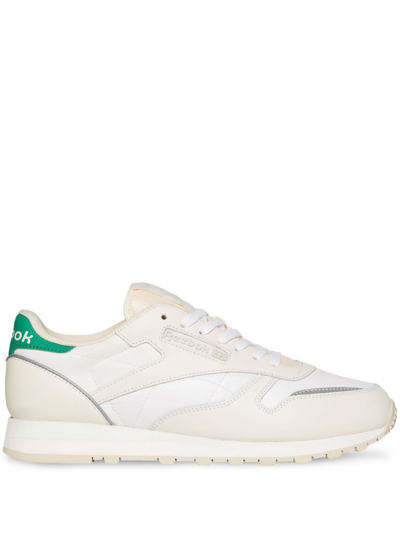 Reebok Special Items Classic Leather Panelled Sneakers In White