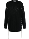 GIUSEPPE DI MORABITO OPEN-KNIT MERINO-CASHMERE JUMPER