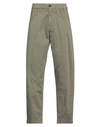 Massimo Alba Man Pants Military Green Size 30 Cotton, Elastane In Green
