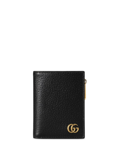 Gucci Gg Marmont Bi-fold Wallet In Black
