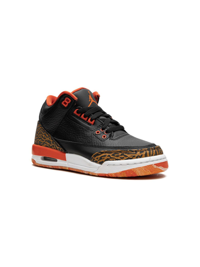 Jordan Kids'  3 Retro "kumquat" Sneakers In Black