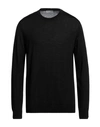 Daniele Alessandrini Homme Man Sweater Midnight Blue Size 44 Acrylic, Wool In Black