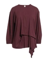 Wolford Woman T-shirt Plum Size M Modal, Elastane In Purple
