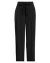 Manuela Riva Woman Pants Black Size 12 Polyester, Elastane