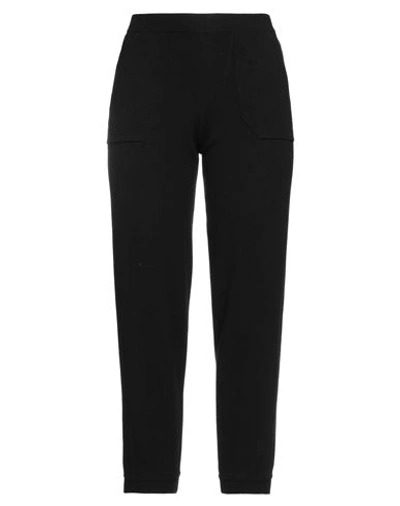 Vertige Woman Pants Black Size S Viscose, Polyamide, Merino Wool, Cashmere