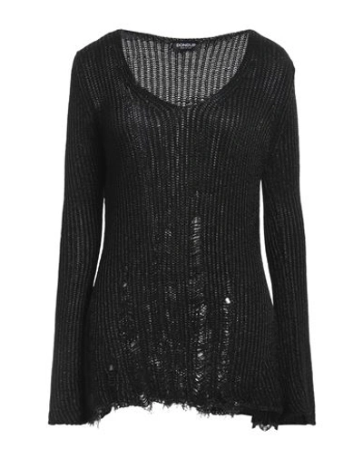 Dondup Woman Sweater Black Size 6 Viscose, Wool, Acrylic, Polyester