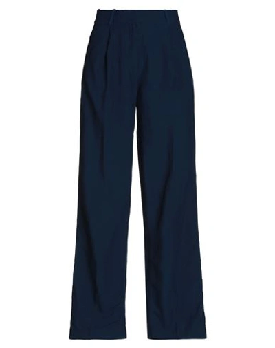Other Stories Wide Press Crease Trousers In Blue