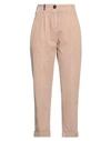 Peserico Woman Pants Sand Size 2 Cotton, Elastane In Beige