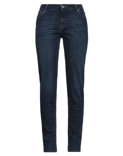 Trussardi Woman Jeans Blue Size 27 Cotton, Elastane