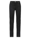 TRUSSARDI TRUSSARDI WOMAN PANTS BLACK SIZE 25 COTTON, ELASTANE