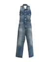 Mm6 Maison Margiela Woman Jumpsuit Blue Size 6 Cotton In Blue