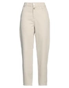 Emma & Gaia Woman Jeans Beige Size 6 Cotton