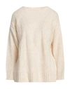 Caractere Caractère Woman Sweater Ivory Size 2 Acrylic, Polyamide, Wool, Viscose In White