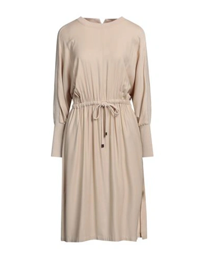 Peserico Woman Midi Dress White Size 8 Viscose, Wool, Elastane In White