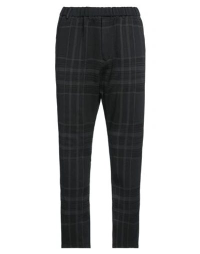 White Mountaineering Black Pleated Trousers