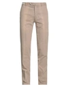 L.b.m 1911 L. B.m. 1911 Man Pants Beige Size 38 Cotton, Wool, Elastane