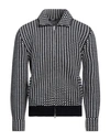 +39 Masq Man Cardigan Black Size 40 Wool, Polyamide