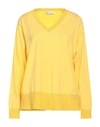 Diana Gallesi Woman Sweater Yellow Size M Polyester, Acrylic, Viscose, Polyamide