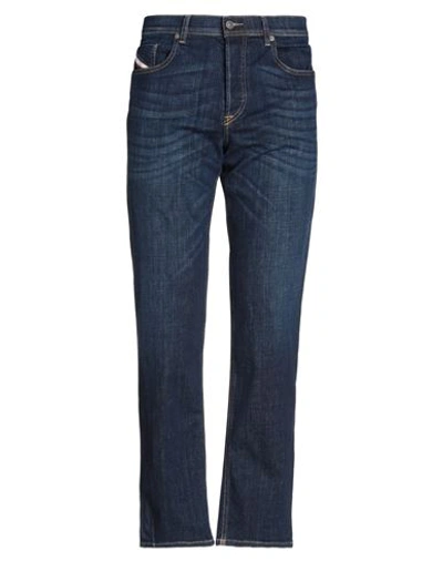 Diesel 2023 D-finitive 09f89 Tapered Jeans Man Jeans Blue Size 34w-32l Cotton, Elastane