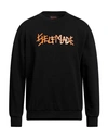 Self Made By Gianfranco Villegas Man Sweatshirt Black Size Xxl Cotton