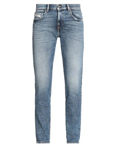 Diesel 2019 D-strukt 09f16 Slim Jeans Man Jeans Blue Size 33w-32l Cotton, Elastane