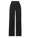 Department 5 Woman Pants Black Size 26 Cotton, Elastane