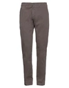 4/10 Four.ten Industry 4/10 Four. Ten Industry Man Pants Chocolate Brown Size 40 Cotton, Elastane In Brown