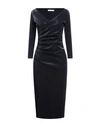 Chiara Boni La Petite Robe Woman Midi Dress Midnight Blue Size 8 Polyamide, Elastane In Blue