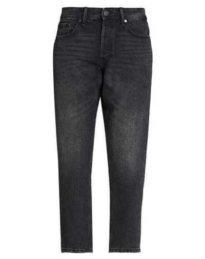 Jack & Jones Man Jeans Black Size 28w-32l Cotton, Recycled Cotton