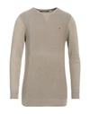 Fifty Four Man Sweater Sand Size L Cotton In Beige