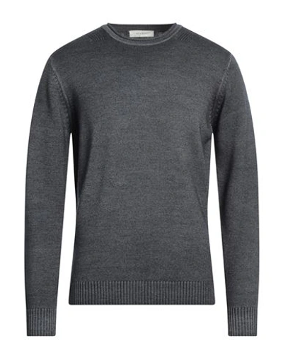 Diktat Man Sweater Navy Blue Size L Wool In Navy Blue