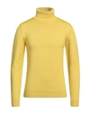 Diktat Man Turtleneck Mustard Size Xl Merino Wool In Yellow