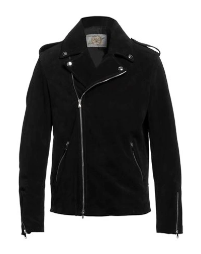Vintage De Luxe Man Jacket Black Size 44 Soft Leather
