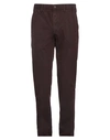 Club Of Comfort Man Pants Burgundy Size 36 Cotton, Elastane In Red