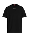 Diesel T-just-od Cotton Jersey Logo Graphic Tee In Black
